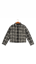 HALFHAPPY VINTAGE RHINESTONE FLANNEL